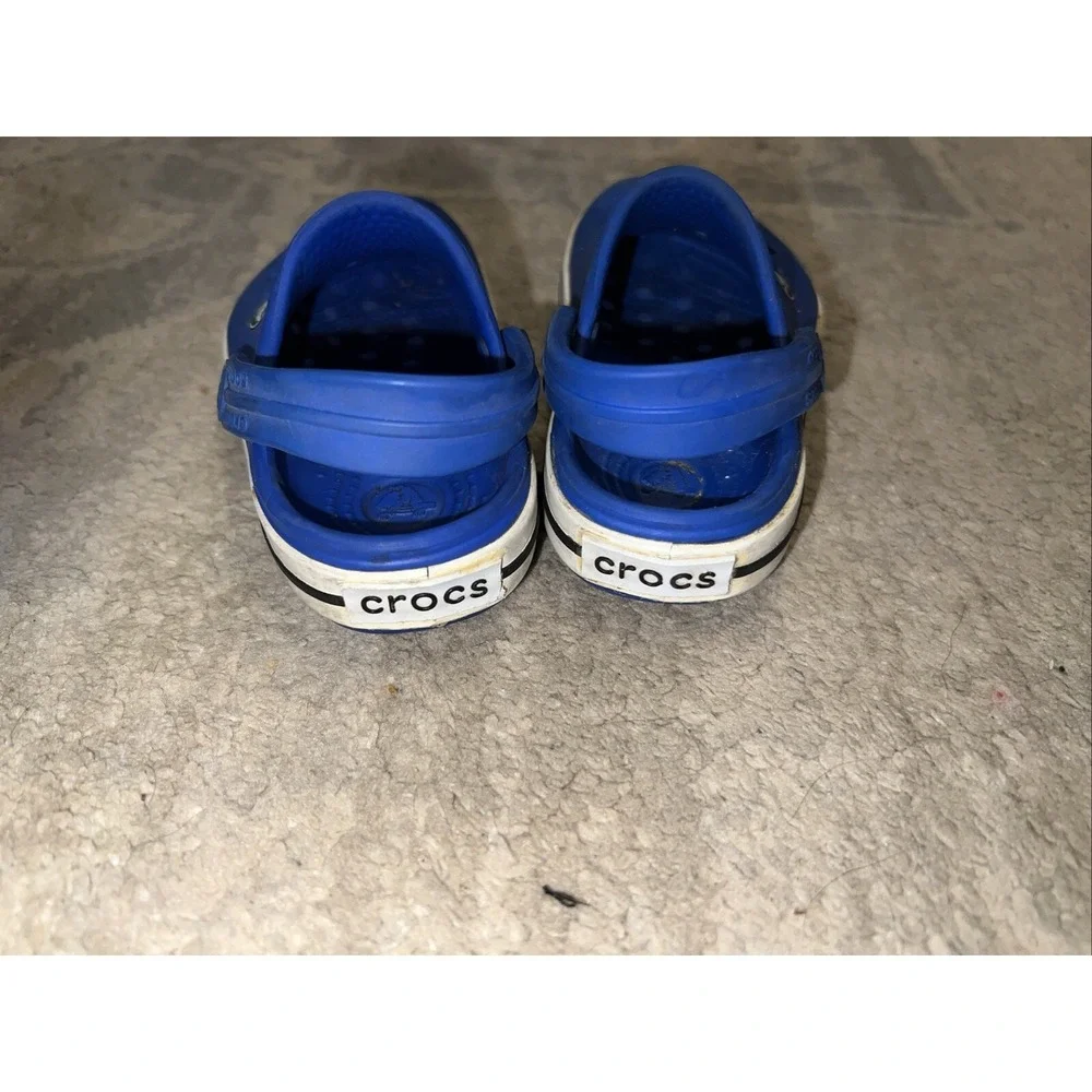 Crocs Toddler/Little Kid's Crocband‎ Clogs Sandals Shoes Blue C 4/5